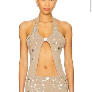 NWT Jaded London Button Knit Top